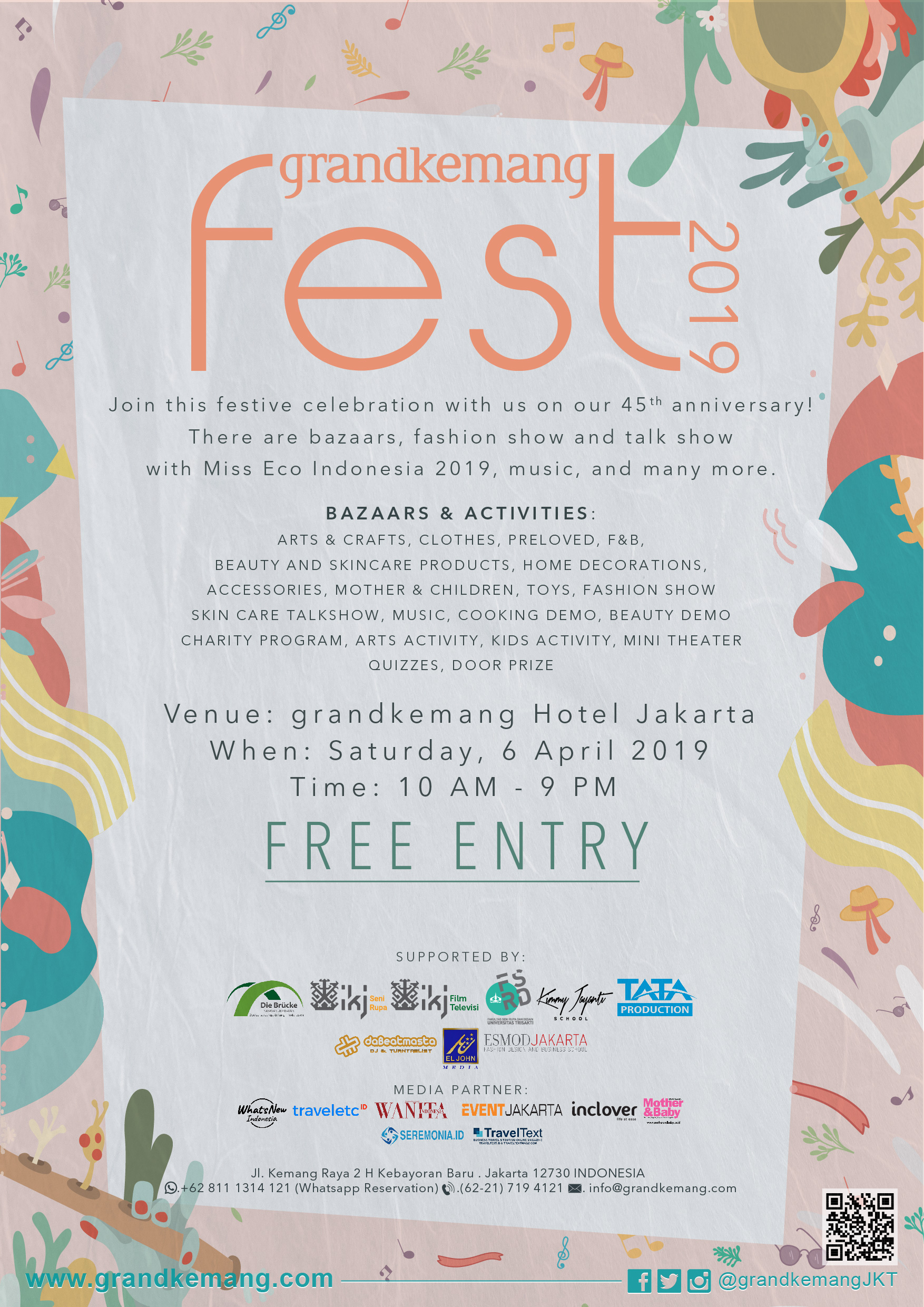 Grand Kemang Hotel Jakarta Siap Gelar Grand Kemang Fest 2019 - Scarf Media