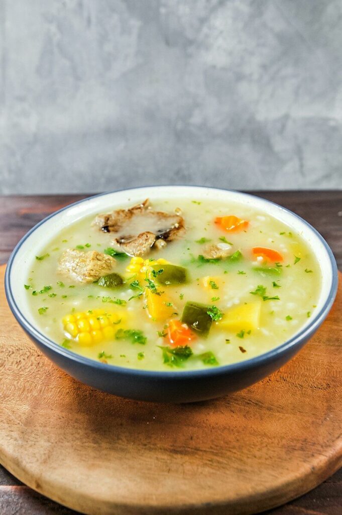 a bowl of soup