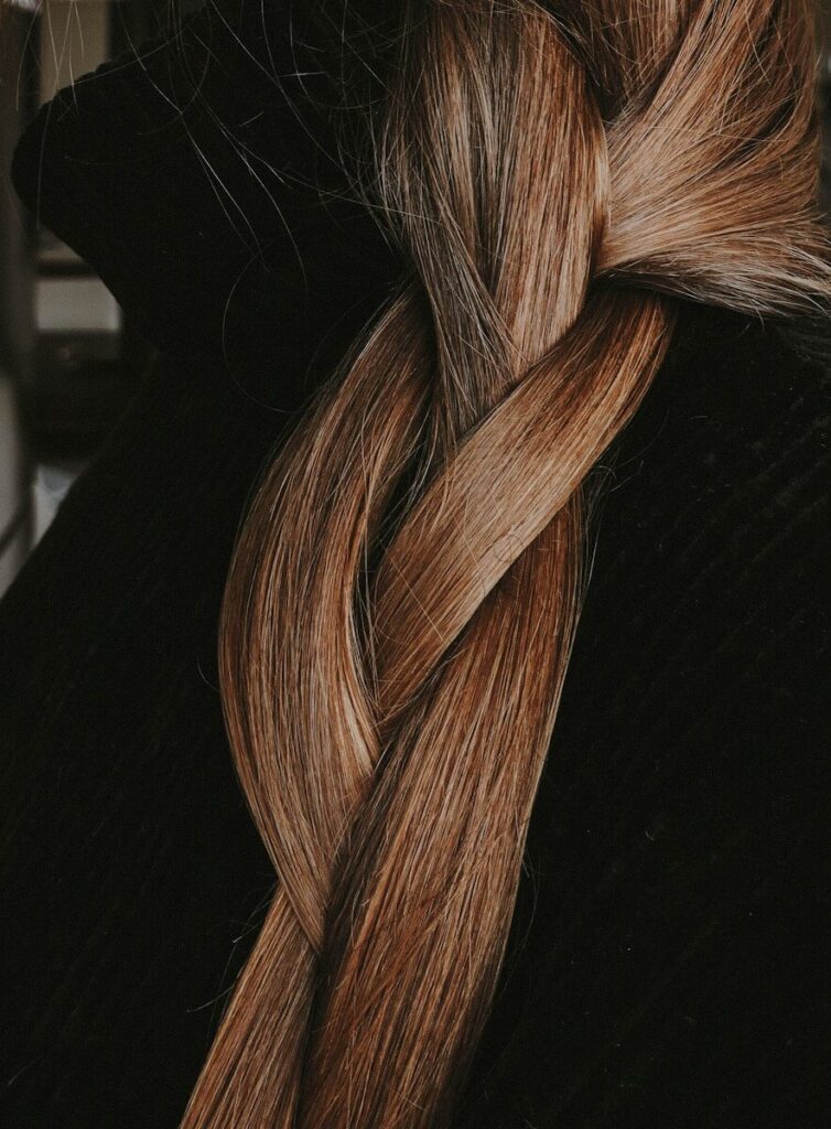 blond hair